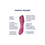 Vibratore per il punto G Satisfyer con 11 intensità delle onde d’aria – Curvy Trinity 3 - immagine 3
