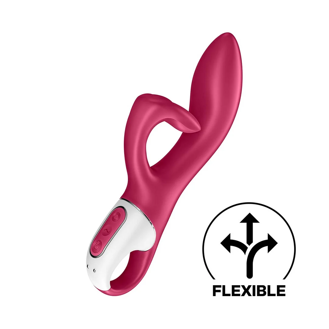 Vibratore rabbit Satisfyer Omarm Me Berry - immagine 5