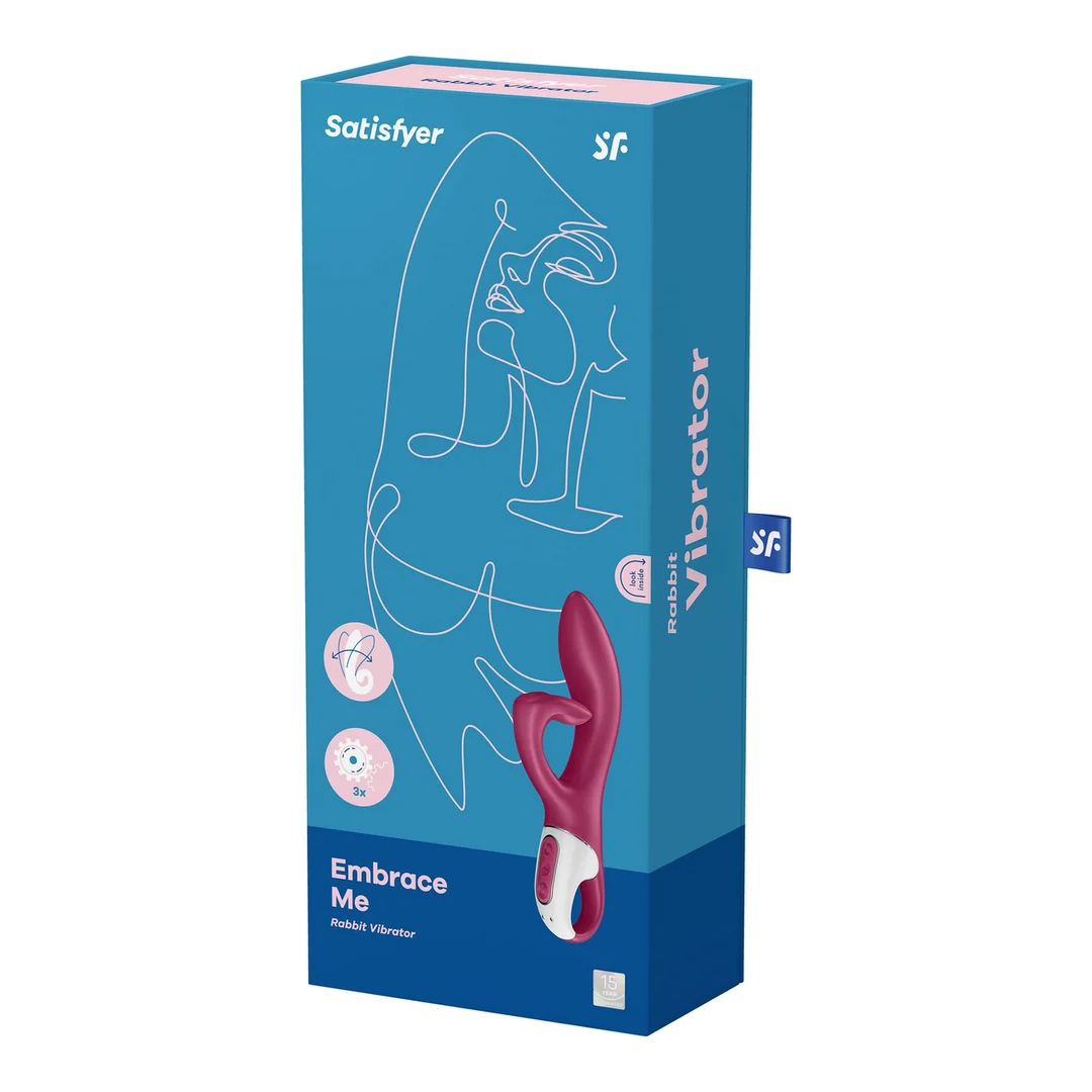 Vibratore rabbit Satisfyer Omarm Me Berry - immagine 1