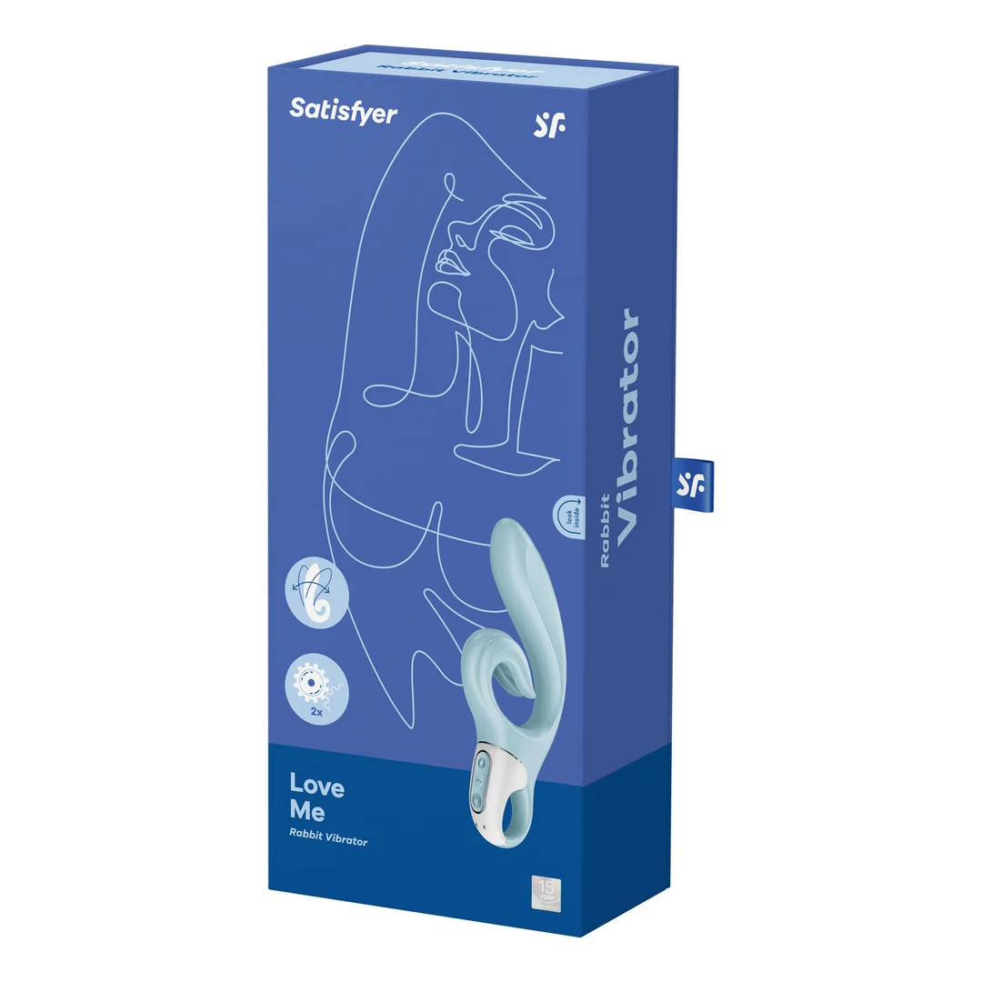 4036618-2 Satisfyer Love Me stimolatore del punto G e clitorideo blu - immagine 1