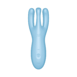 Vibratore da appoggio Satisfyer Threesome 4Plus blu con app - immagine 2