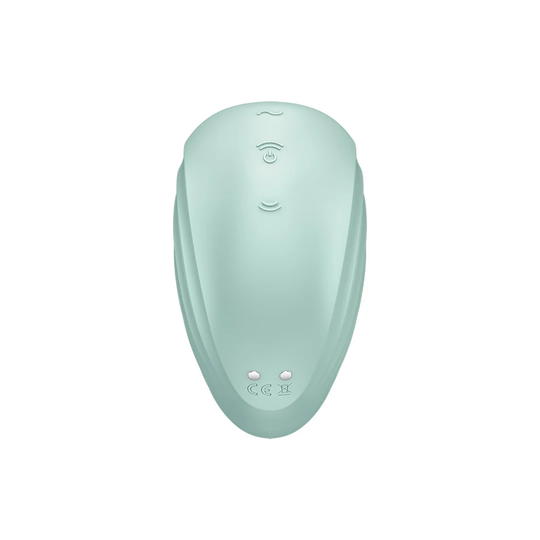 Satisfyer vibratore per il clitoride con 11 modalità a onde di pressione, menta - immagine 3