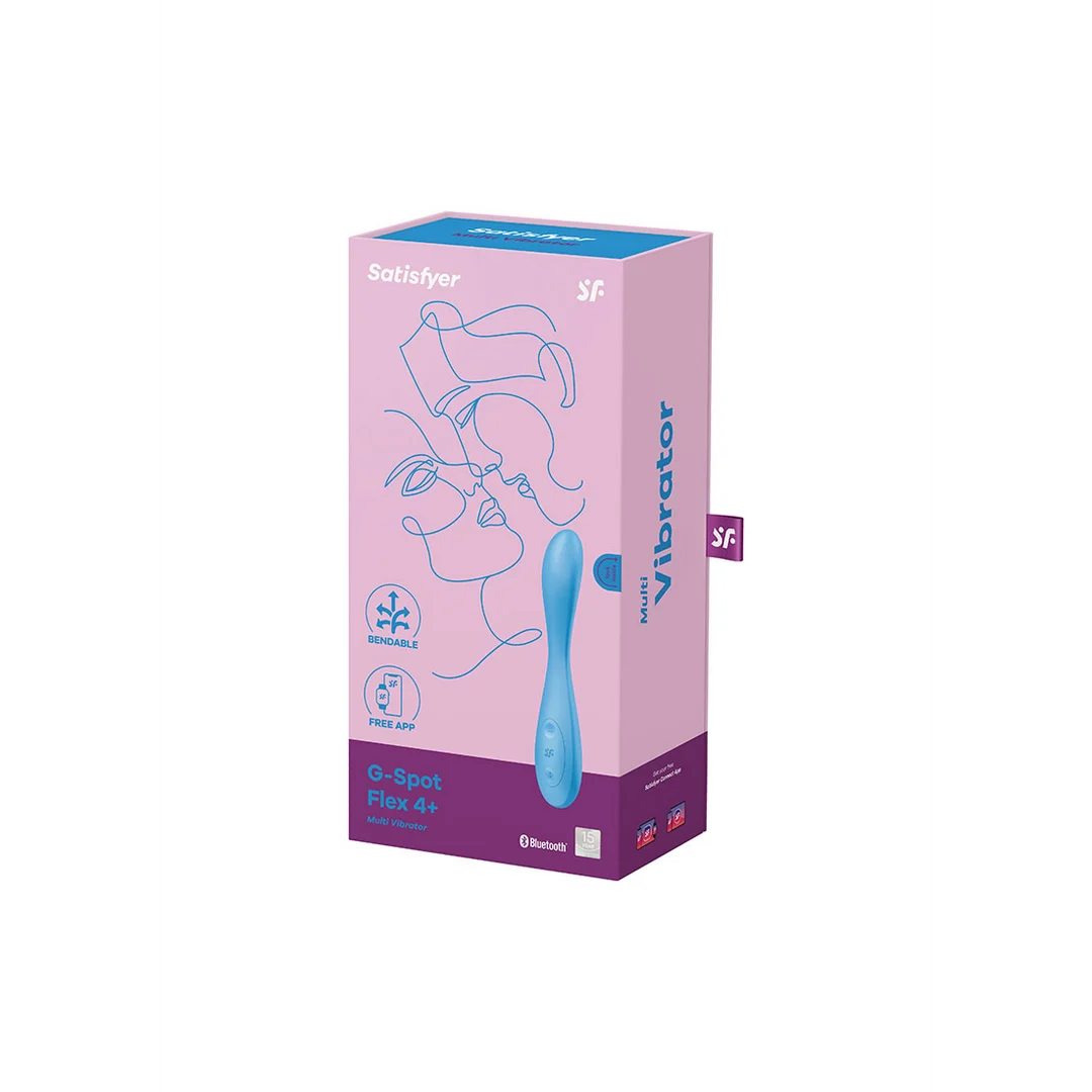4038698-2 Satisfyer vibratore per il punto G con collo flessibile Satisfyer G Spot Flex 4 blu - immagine 1