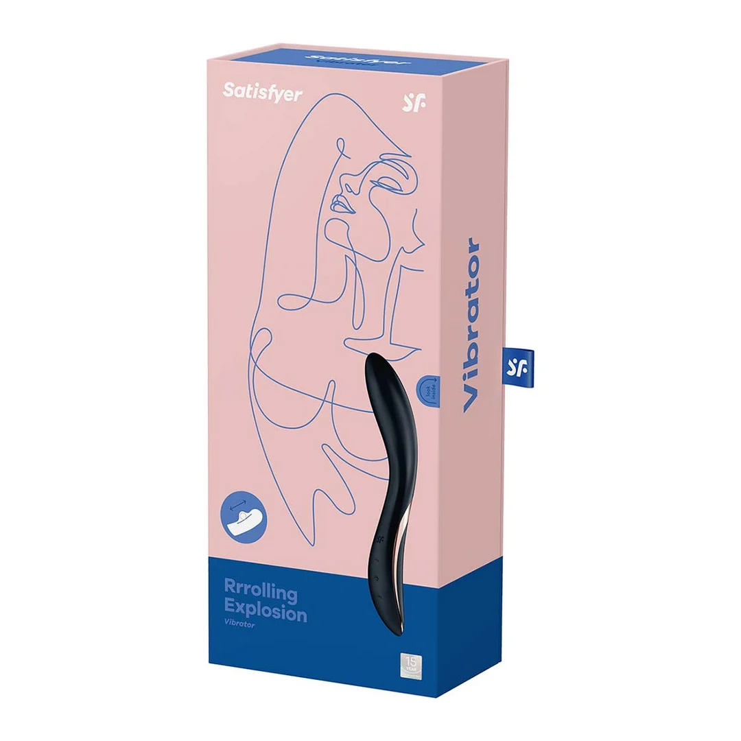 4044019-2 Satisfyer vibratore per il punto G con sfera rotante e 12 programmi di vibrazione Satisfyer Rrrolling Explosion - immagine 1