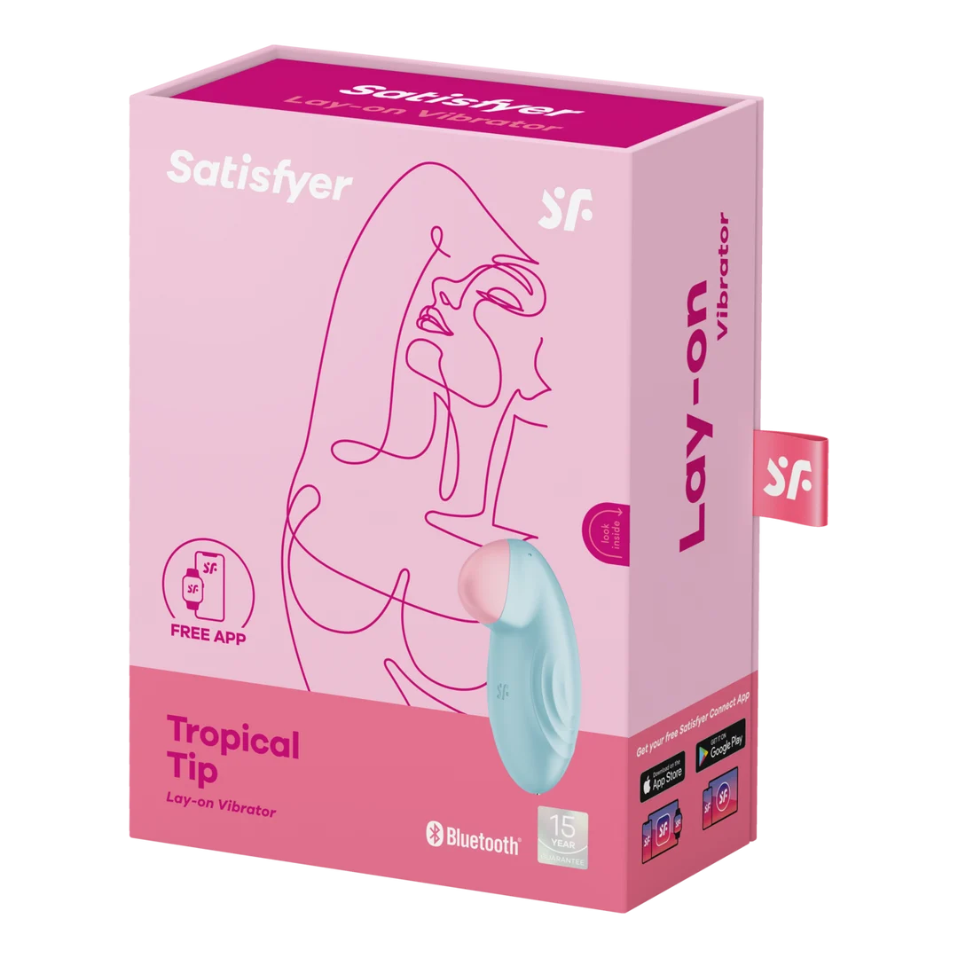 4044347-2 Vibratore Satisfyer Lay on con punta appuntita – Tropical Tip - immagine 1
