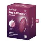 Satisfyer vibratore clitorideo con 11 programmi di tapping e vibrazione – Tap en Climax 1