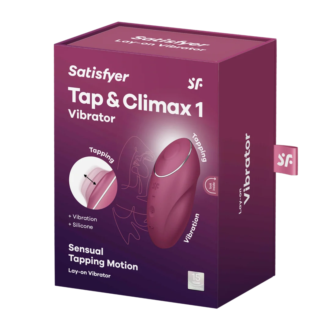 4046006-2 Satisfyer vibratore clitorideo con 11 programmi di tapping e vibrazione – Tap en Climax 1 - immagine 1