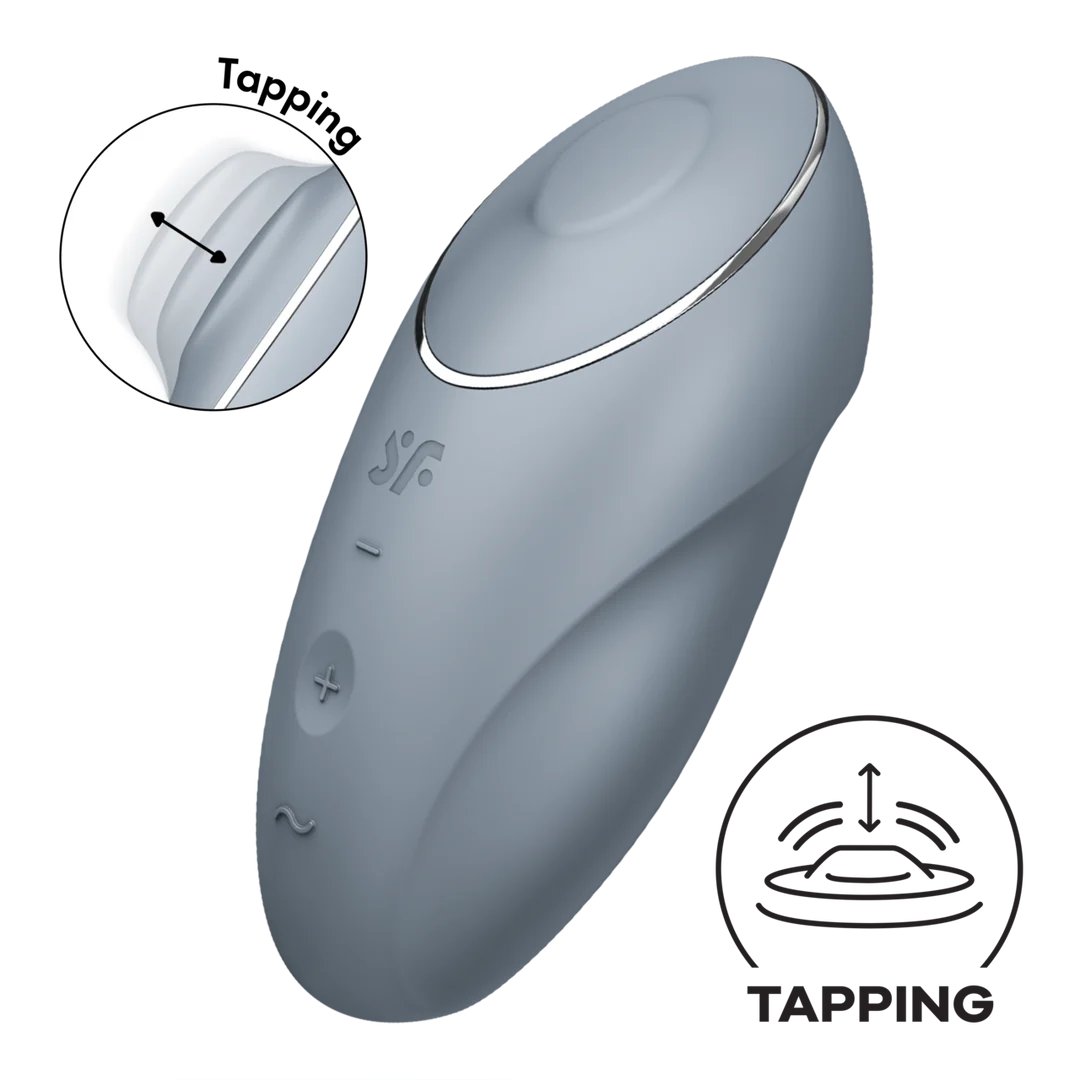 Satisfyer vibratore clitorideo con 11 programmi di tapping e vibrazione – Tap en Climax 1 - immagine 17