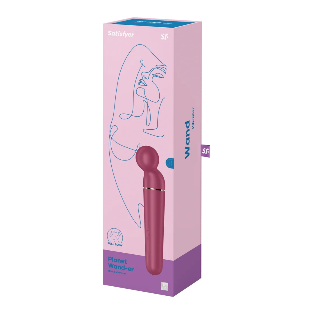 Satisfyer wand vibrator, 10 programmi e 6 livelli di intensità, Satisfyer nero e oro rosa - immagine 11