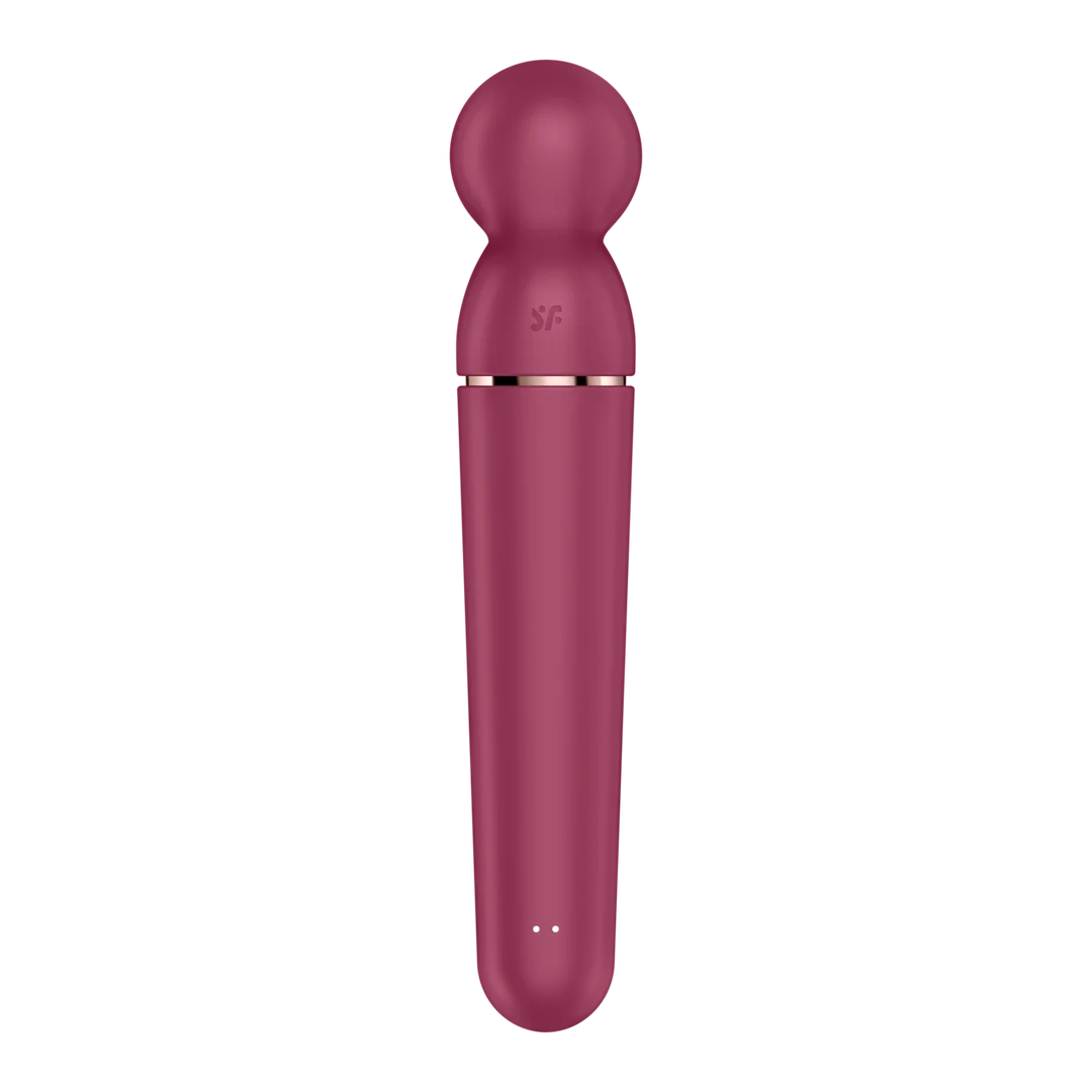 Satisfyer wand vibrator, 10 programmi e 6 livelli di intensità, Satisfyer nero e oro rosa - immagine 12