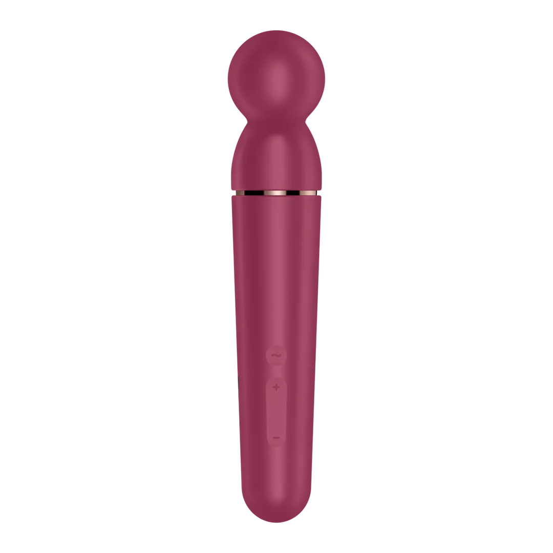 Satisfyer wand vibrator, 10 programmi e 6 livelli di intensità, Satisfyer nero e oro rosa - immagine 14