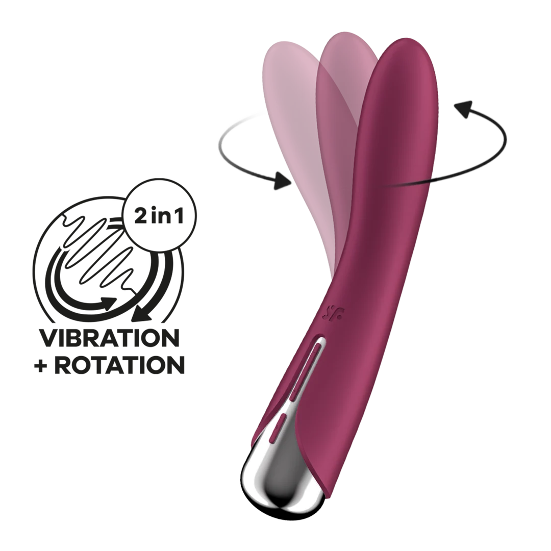 Satisfyer vibratore per il punto G con testa rotante – Spinning Vibe 1 - immagine 5