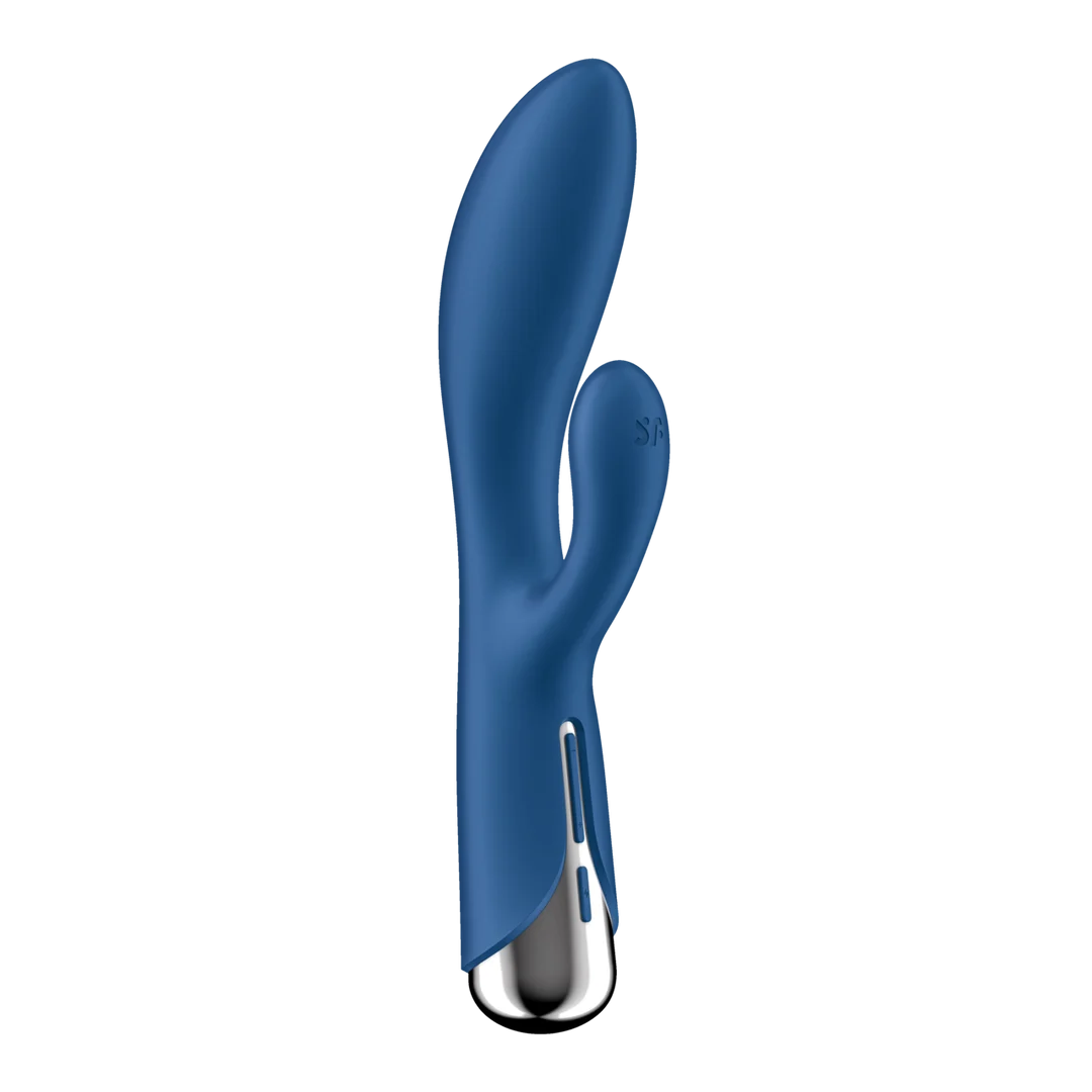 Vibratore rabbit Satisfyer: testa rotante e vibrazioni potenti, blu - immagine 3