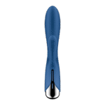 Vibratore rabbit Satisfyer: testa rotante e vibrazioni potenti, blu - immagine 4