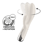 Vibratore rabbit Satisfyer: testa rotante e vibrazioni potenti, blu - immagine 11