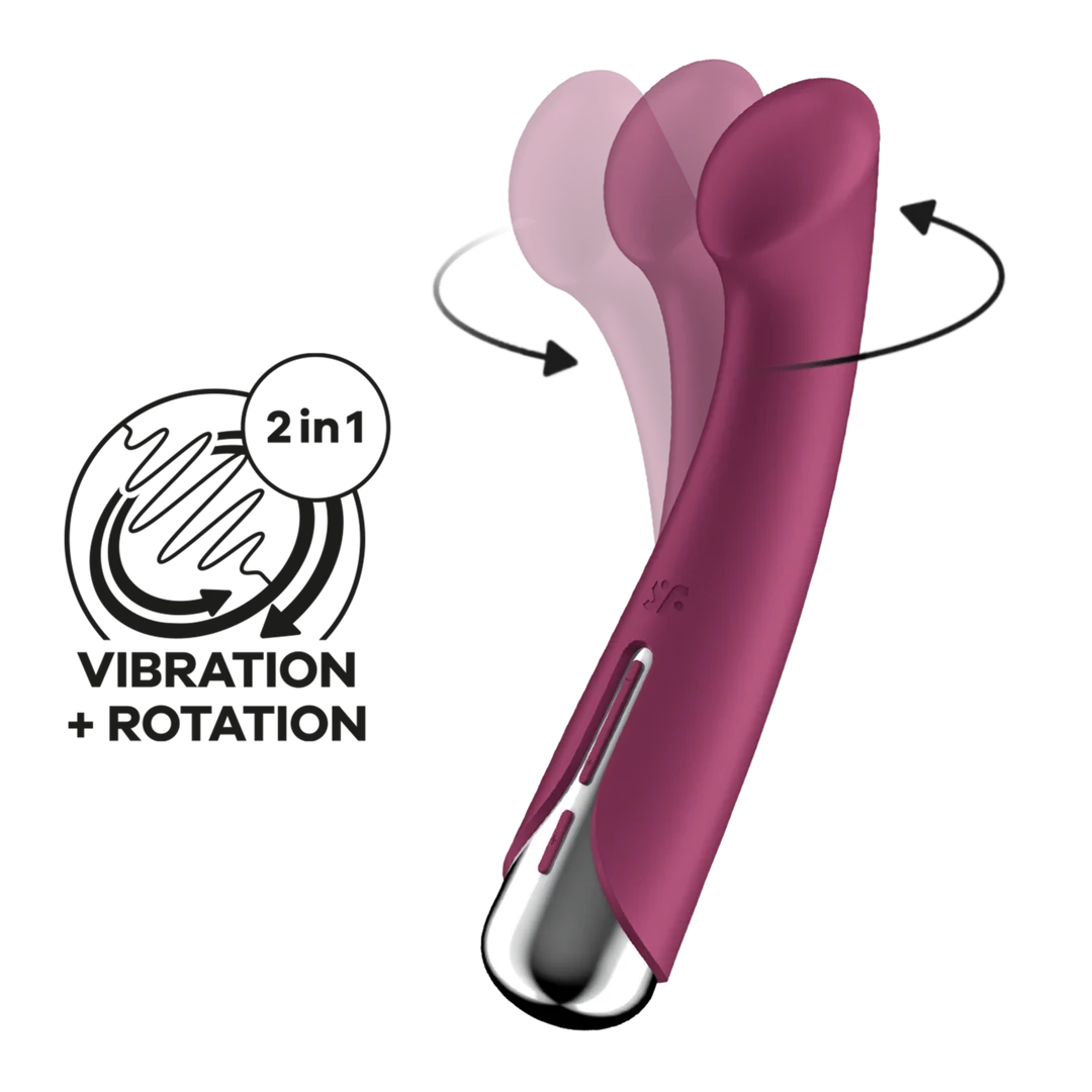 Satisfyer vibratore per il punto G con 12 modalità di vibrazione – Rosso - immagine 5