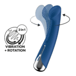 Satisfyer vibratore per il punto G con 12 modalità di vibrazione – Rosso - immagine 11