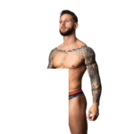 Tanga Male Power con stampa marmorizzata bianca - immagine 12