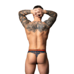 Tanga Male Power con stampa marmorizzata bianca - immagine 9