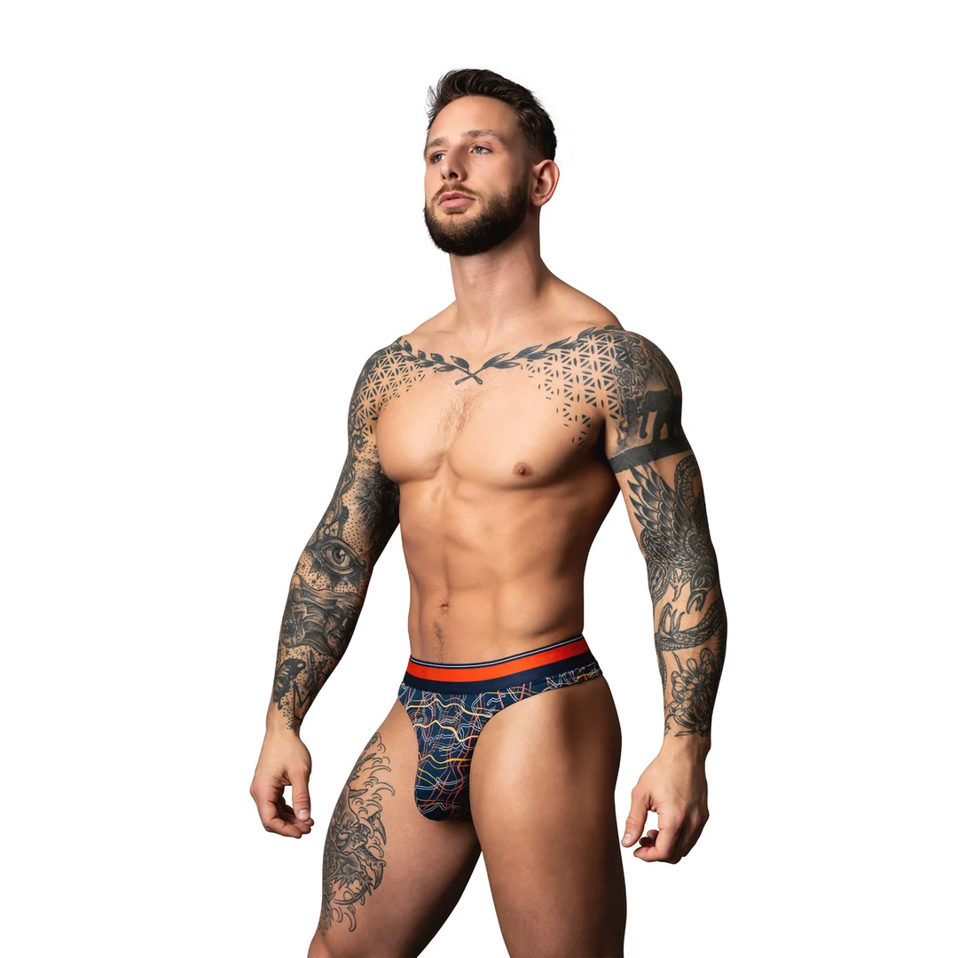 Tanga Male Power con stampa marmorizzata bianca - immagine 16