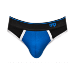 Male Power Panel Thong L/XL nero e rosso - immagine 10