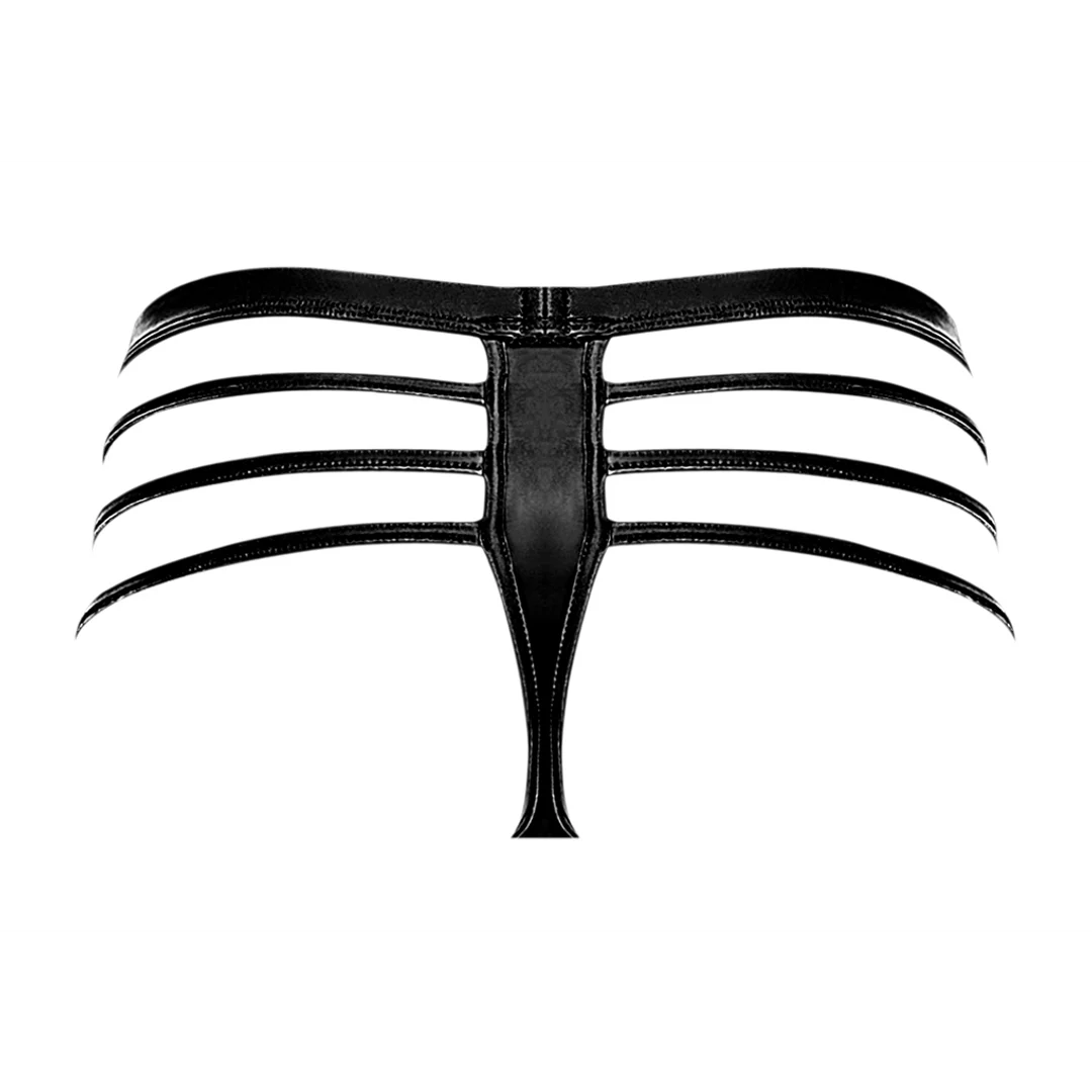 Perizoma nero Male Power Cage - immagine 4