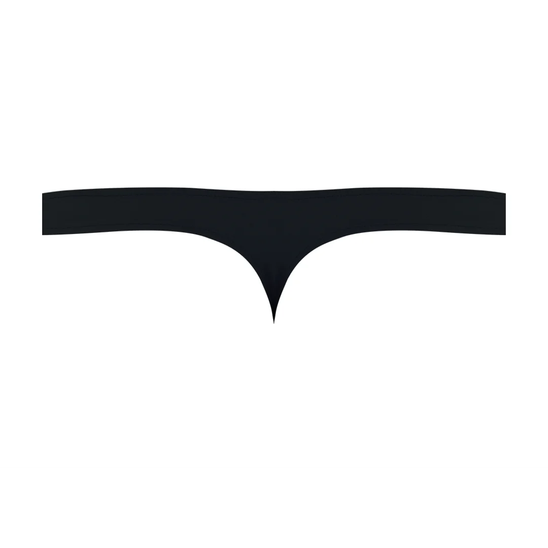Male Power Satin Spandex perizoma bong nero - immagine 11