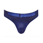 Perizoma da uomo con comodo retro a T ed elastico in vita bicolore | Male Power - immagine 4
