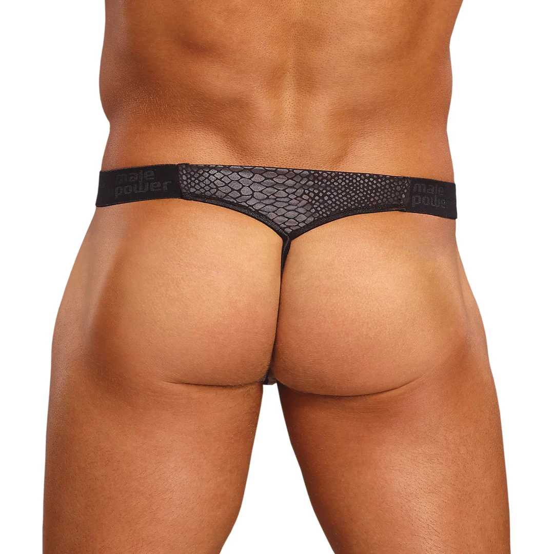 Perizoma micro G Male Power con anello fallico rosso - immagine 3