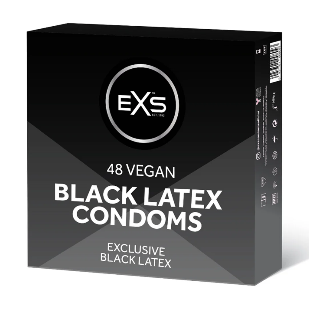 Preservativi EXS Black Latex, 48 pezzi - immagine 4