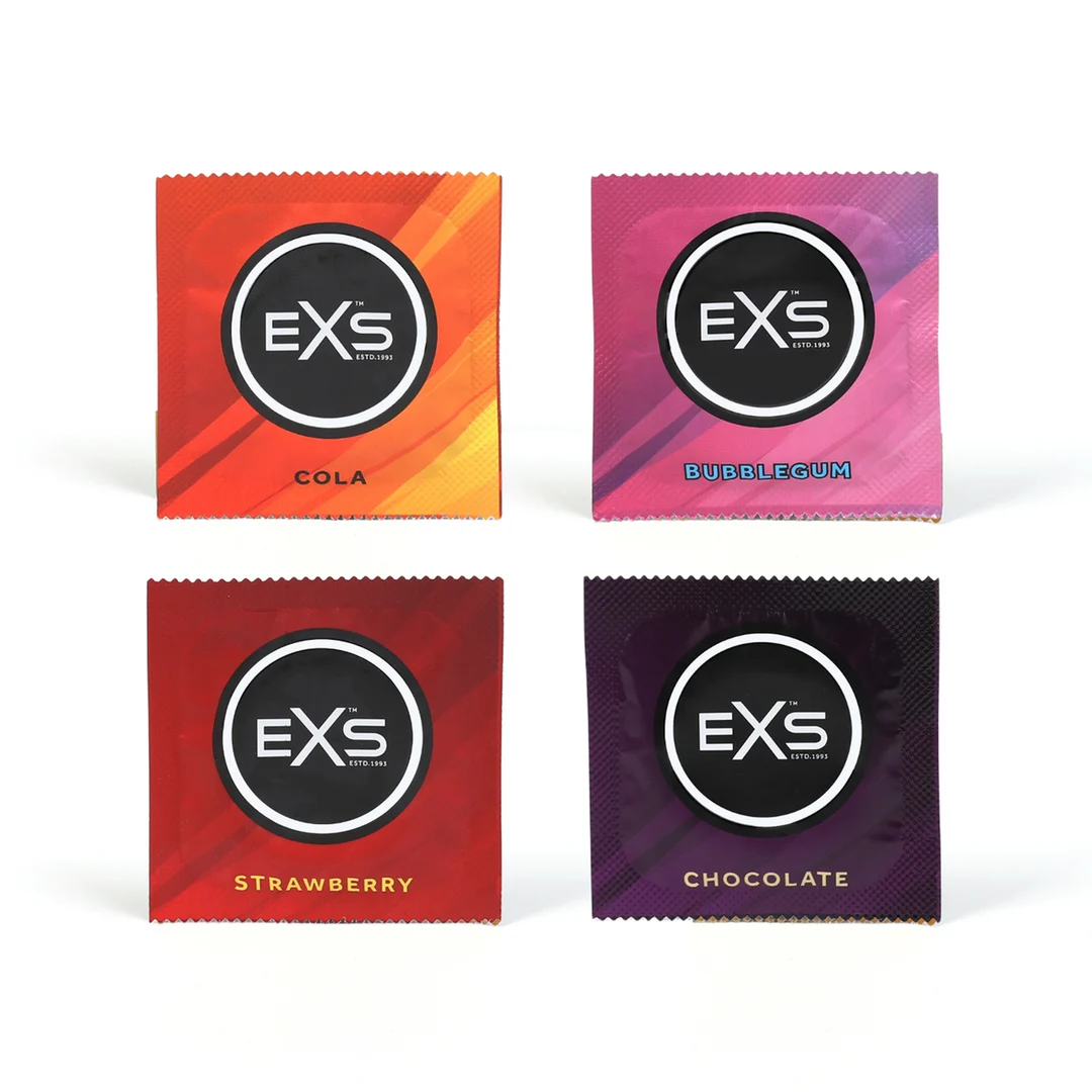 Preservativi EXS ai gusti misti, 48 pezzi