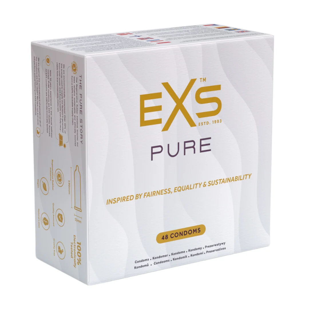 Preservativi ultrafini, 48 pezzi, EXS Pure - immagine 2