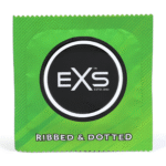 Preservativi EXS Ribbed and Dotted, 48 pezzi