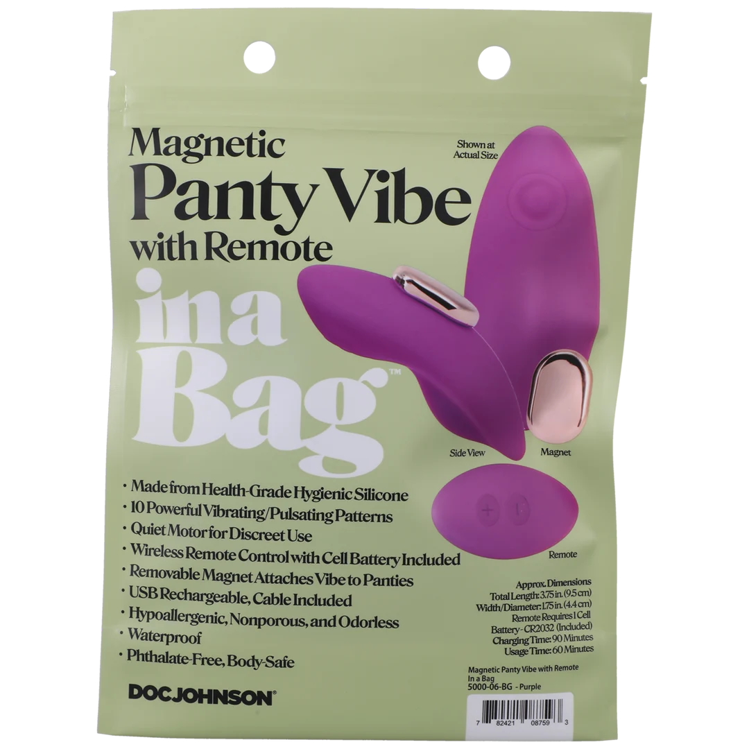 Vibratore da slip magnetico con telecomando - immagine 2