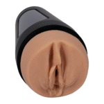 Masturbatore vaginale con aspirazione regolabile – Vaniglia - immagine 3