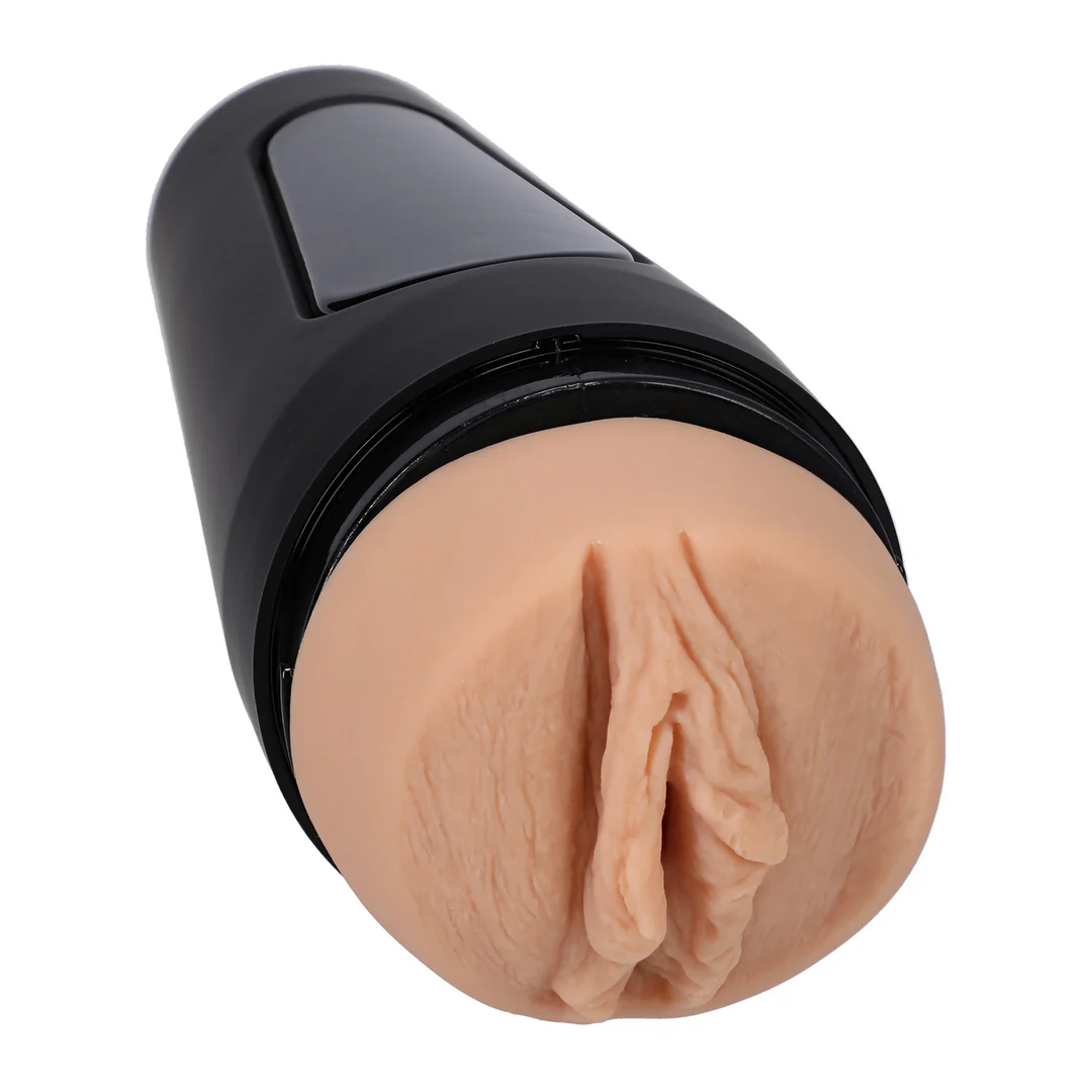 Masturbatore vaginale con pressione regolabile – Vaniglia - immagine 3
