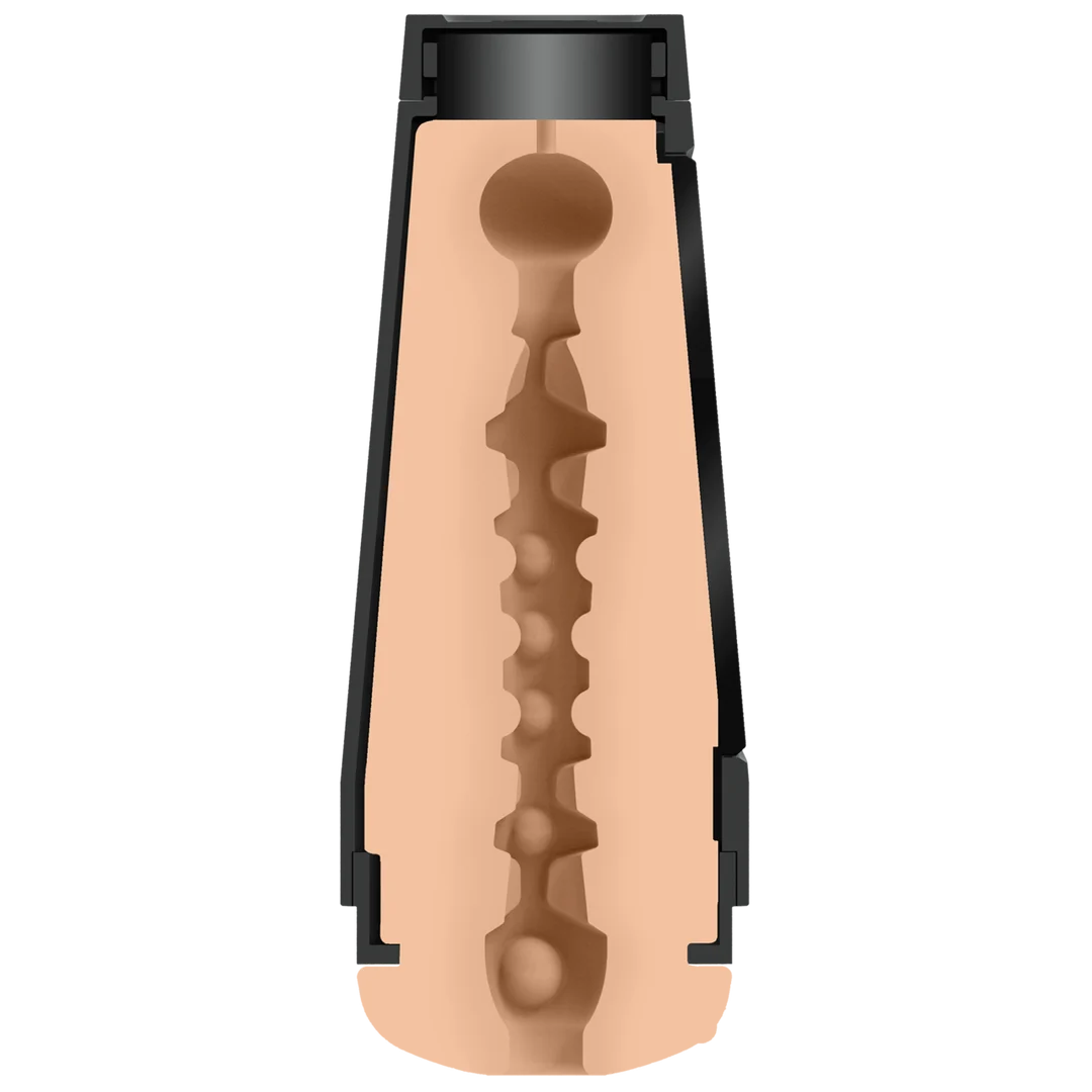 Stroker tascabile dal tocco realistico – vaginale - immagine 4
