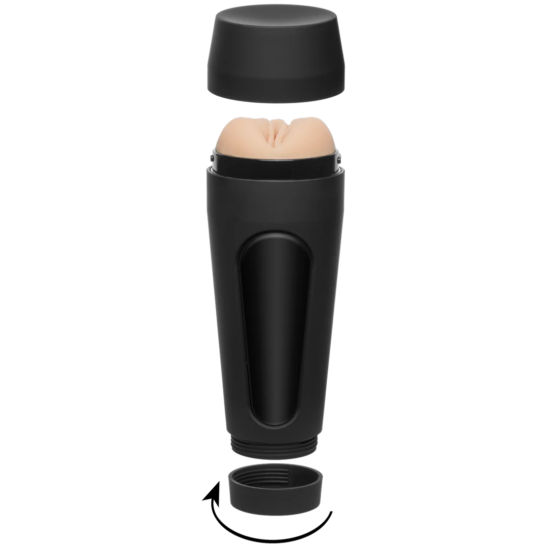 Stroker tascabile dal tocco realistico – vaginale - immagine 5