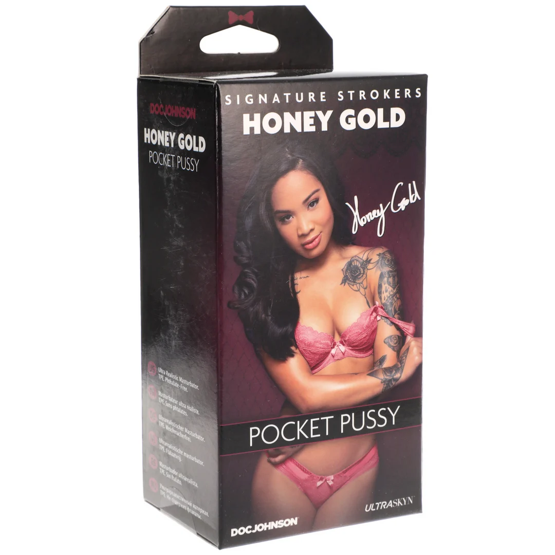 Doc Johnson Honey Gold ULTRASKYN Pocket Pussy - immagine 1