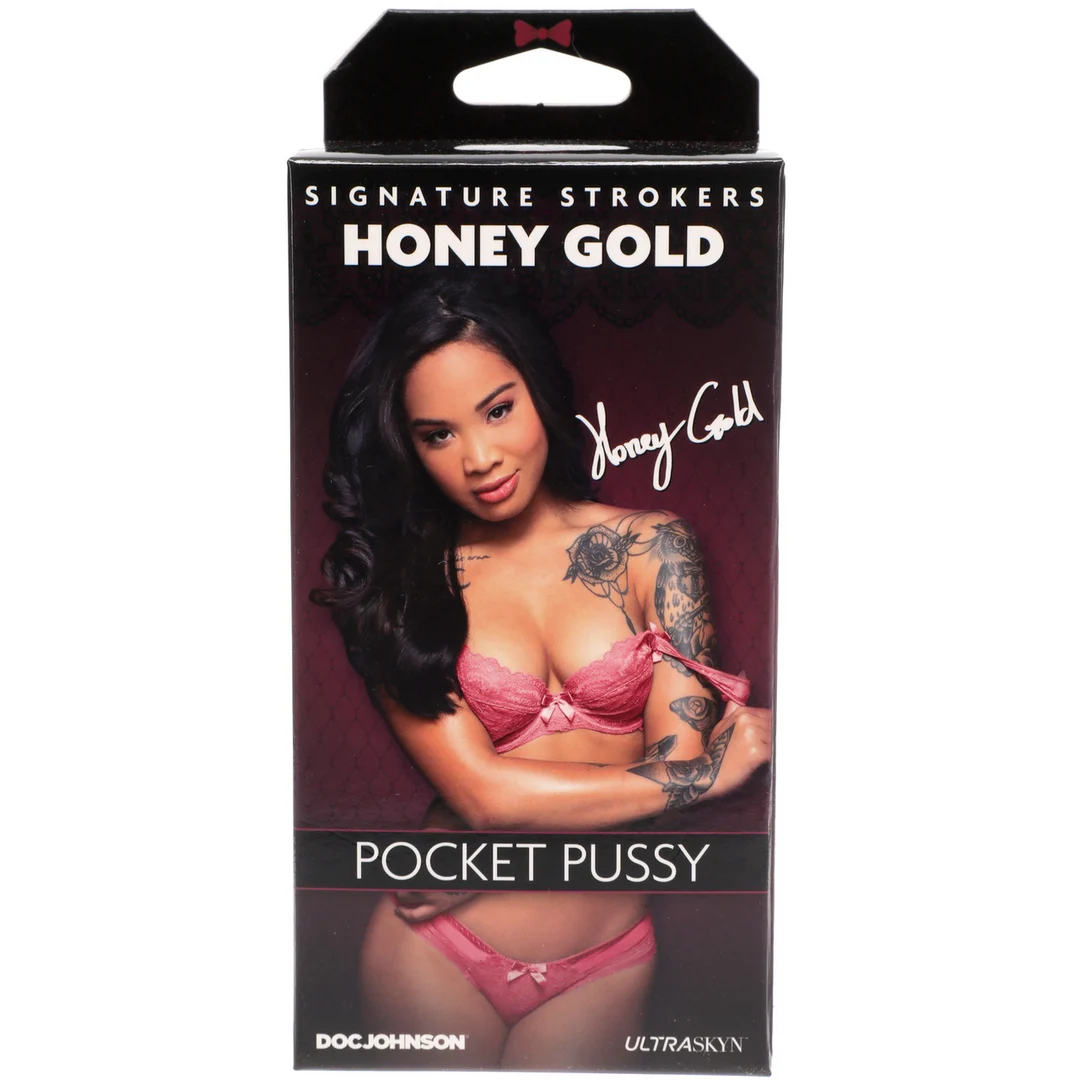 Doc Johnson Honey Gold ULTRASKYN Pocket Pussy - immagine 2