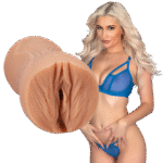 Masturbatore vaginale con interno strutturato – Vaniglia - immagine 5