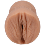 Masturbatore vaginale con interno strutturato – Vaniglia - immagine 3