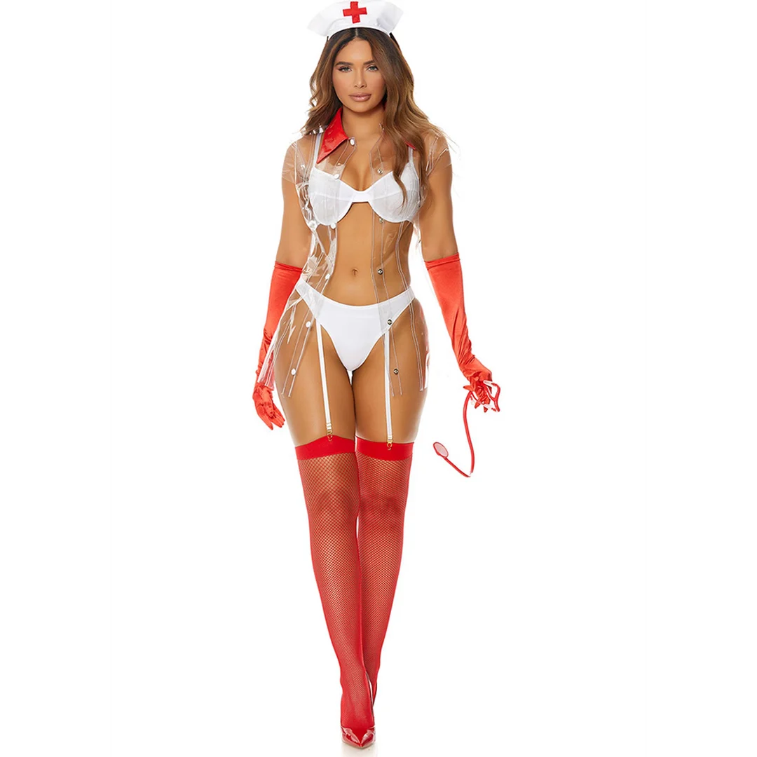 Lingerie per giochi di ruolo dal seducente look da infermiera per serate giocose | LIN - immagine 5
