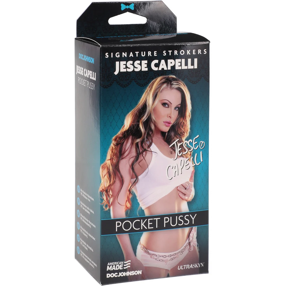 5801-06-BX-2 Masturbatore vaginale con interno a coste – Vagina tascabile ULTRASKYN - immagine 1