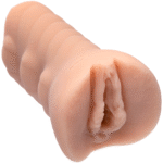 Masturbatore vaginale con interno a coste – Vagina tascabile ULTRASKYN - immagine 4