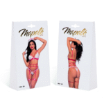 Lingerie per il gioco di ruolo con top e perizoma in pizzo per un look seducente, LIN
