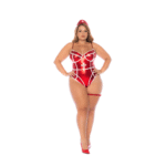 Costume da infermiera Mapalé rosso metallizzato - immagine 22