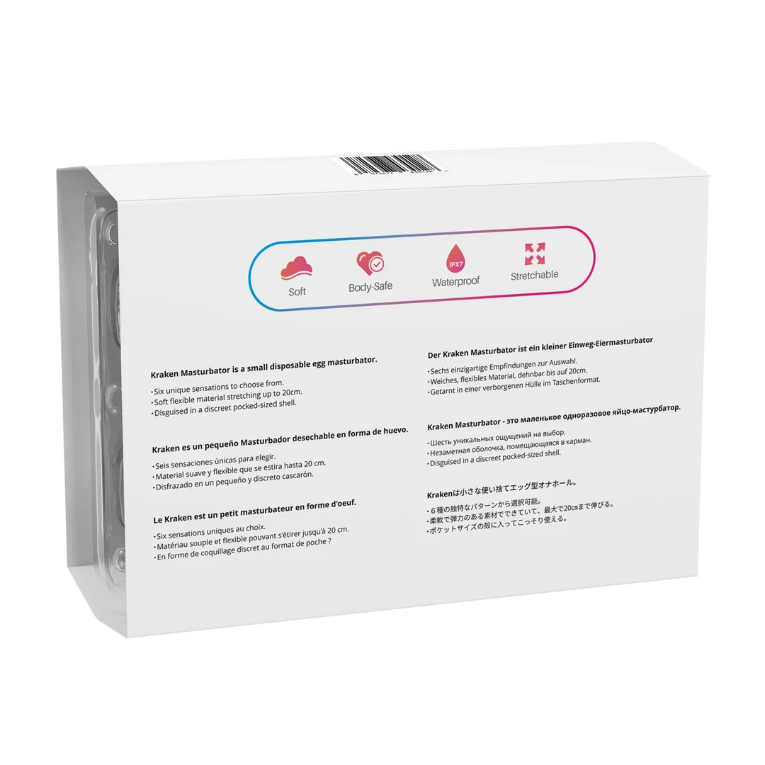 Masturbatore tascabile con sleeve morbida, bianco - immagine 2
