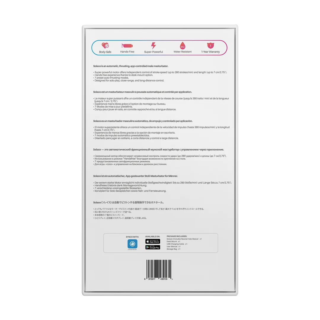 Masturbatore automatico con controllo tramite app, nero - immagine 2
