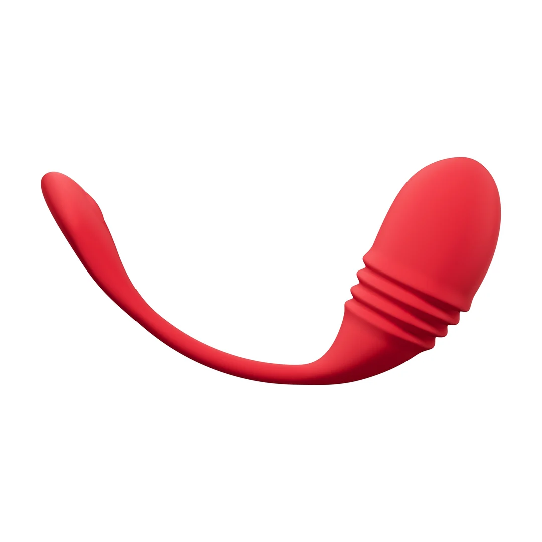 Ovetto vibrante – controllato tramite app con intense spinte – rosso Lovense - immagine 3